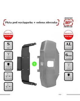 Sada ochranných krytov pre naviják a nárazník pre Discovery 5