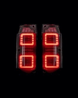 Blacked Out LED zadné svetlá pre Toyota 76 Series