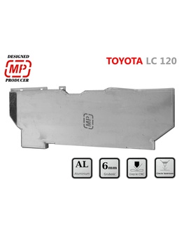 Hliníkový kryt palivovej nádrže pre Toyota Land Cruiser LC120