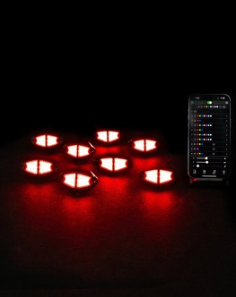 RGB Rock Lights - 8 Pack