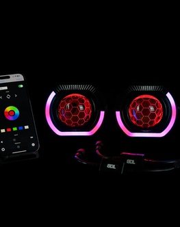 Súprava na diy montáž Bi-LED 'Angry Eye' predných svetiel