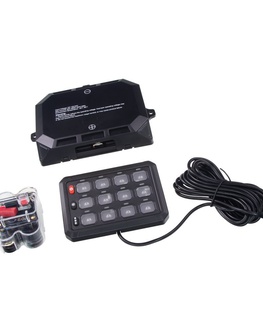 Multiprepínač 12/24V - 12 kanálový