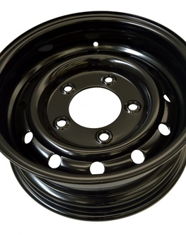 WOLF Oceľový disk 6.5x16 ET 0 Čierny