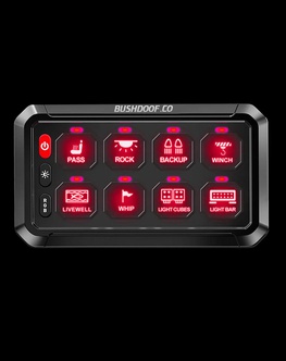 8-Gang Switch Panel/Fusebox with Bluetooth Control