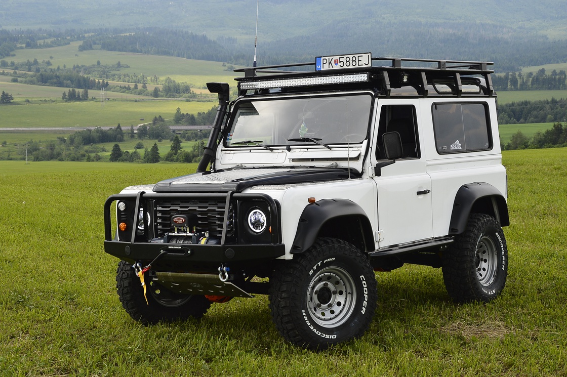 Doplnky na Land rover Defender v praxi:)