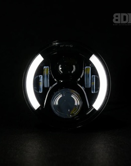 7" LED 'Angel Wing' predné svetlá