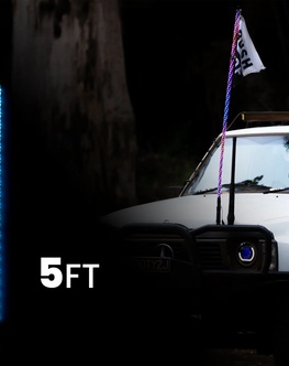LED svietiaca anténa150cm LED Whip Lights