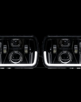 5x7"Predné svetlá Angry eye