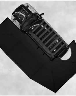 Markíza Bushwakka 270 Extreme Darkness XL Squared Pro so vstupem - Black