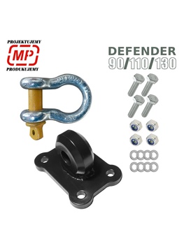 Šekla s úchytom 4,75t - vodorovná pozícia šekle pre Defender