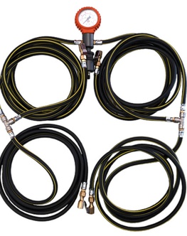 Hadicový rozvod s tlakomerom MaxTrax