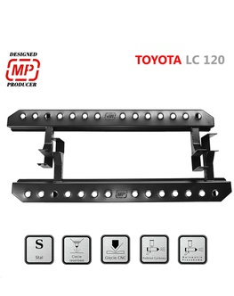 Bočné prahy pre Toyota Land Cruiser 120