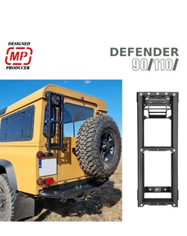 Rebrík na Land Rover Defender - HD2 s LED