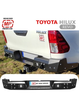 HD MP Oceľový zadný nárazník pre Toyota Hilux 2015+