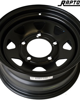 RAPTOR 4x4 Oceľový disk 7x16 ET 8 - Čierny