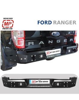 HD MP oceľový zadný nárazník pre Ford RANGER r2012+