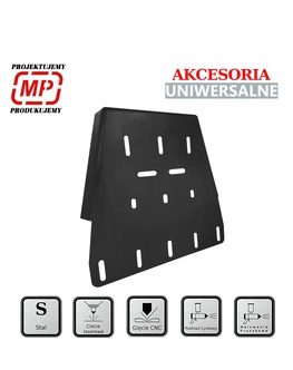 Modulárne predĺženie montážnej platne na nárazník