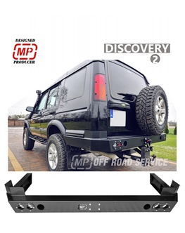 HD2 Zadný nárazník Discovery II s okruhlými svetlami